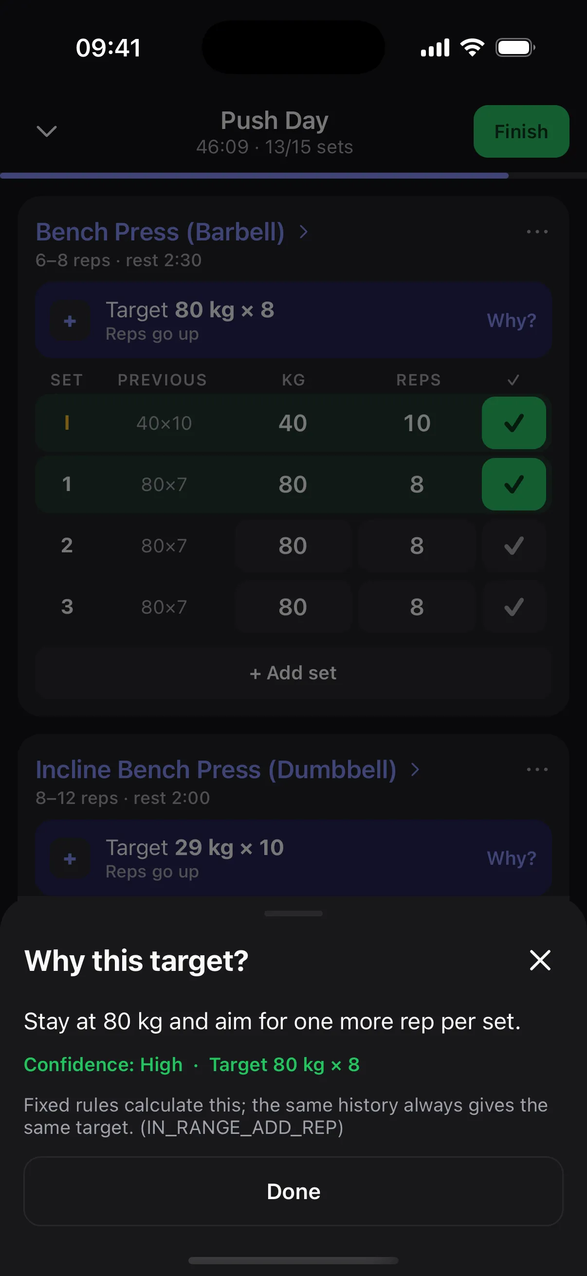 Engine recommendation: next target and why